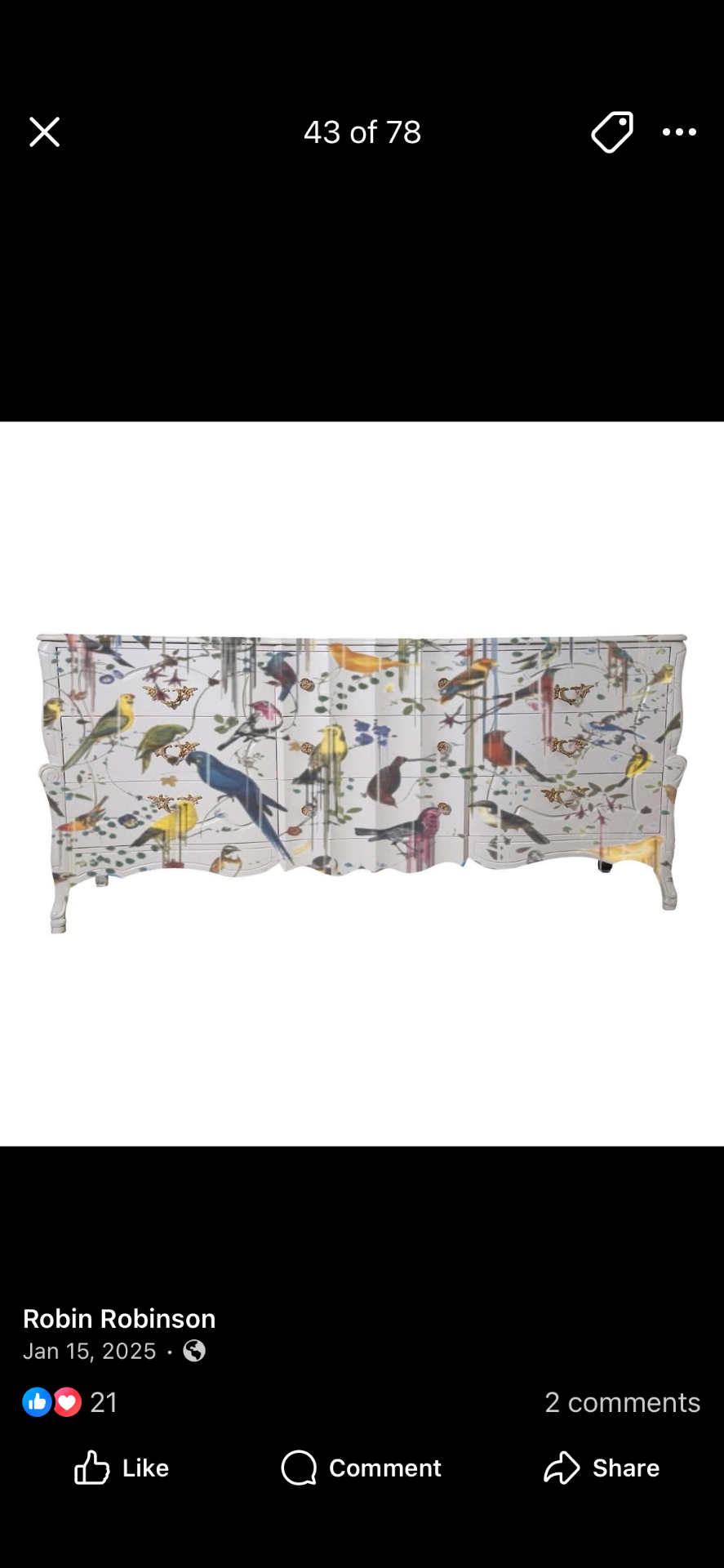 Bird commode