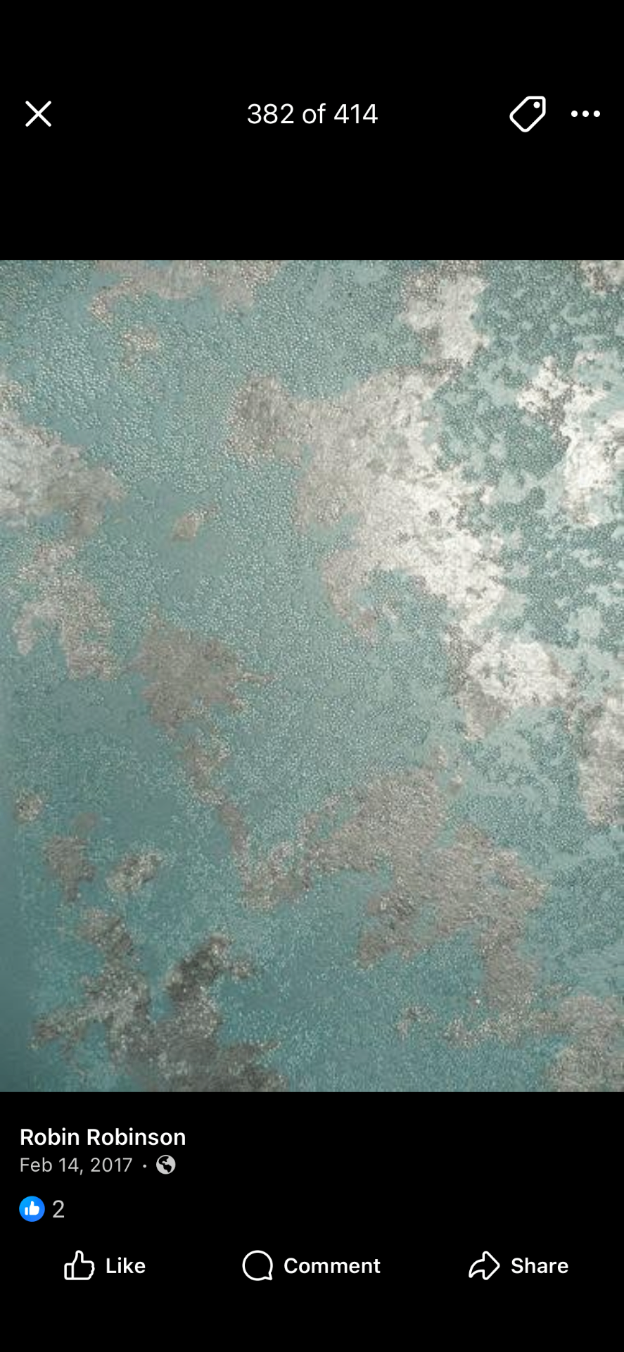 Verdigris patina finish